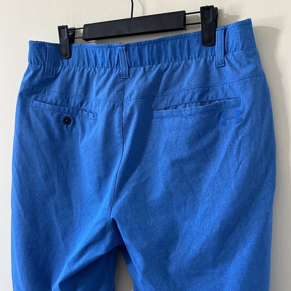 Under Armour Men’s Blue Showdown Flat Front Shorts Size 34 - Picture 7 of 9
